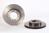 Remschijf COATED DISC LINE BREMBO, Remschijftype: Binnen geventileerd, u.a. für Toyota