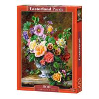 Selecta Castorland legpuzzel flowers in a vase, 500st.
