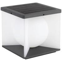 V-TAC VT-7655 23351 Tuinlamp op zonne-energie LED Warmwit Donkergrijs