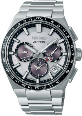 Seiko Astron SSH107J1 herenhorloge GPS, Solar, saffierglas, titanium 42,7 mm