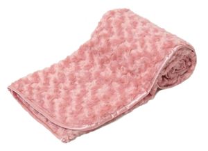 Soft Touch dekentje 75 x 100 cm polyester roze