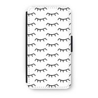 Wimpers: iPhone XS Flip Hoesje Wimpers: iPhone XS Flip Hoesje