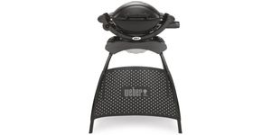 Weber Q 1000 met stand Zwart