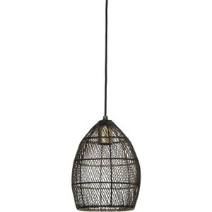 Hanglamp Madita 20x25cm zwart goud