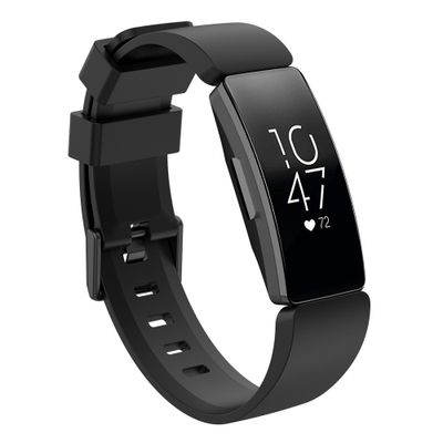 Bandje geschikt voor Fitbit ACE 2 - Maat L - Bandje - Horlogebandje - Siliconen - Zwart