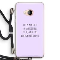 Ochtendhumeur: HTC U Play Transparant Hoesje met koord