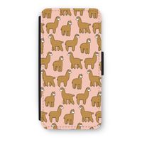 Alpacas: iPhone 7 Flip Hoesje