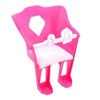 Baby Rose - poppen fietszitje 25 x 22 x 20 roze - thumbnail
