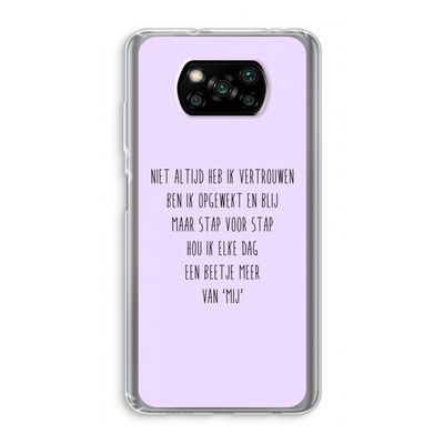 Zelfvertrouwen: Xiaomi Poco X3 NFC Transparant Hoesje