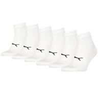 Puma Sport Quartersokken Light 6-pack Wit-43/46