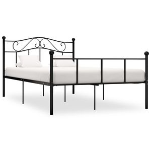 Bedframe metaal zwart 120x200 cm