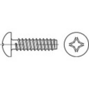 TOOLCRAFT 145077 Lenskop-plaatschroeven 3.5 mm 22 mm Kruiskop Phillips DIN 7981 Staal Galvanisch verzinkt 1000 stuk(s)