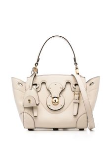 Ralph Lauren Collection mini sac cabas Soft Ricky 18 en cuir - Tons neutres