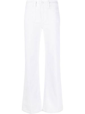 PAIGE jean à poches multiples - Blanc