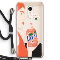 Peach please!: Xiaomi Redmi 5 Transparant Hoesje met koord