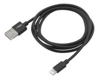 Ansmann Apple iPad/iPhone/iPod Laadkabel [1x USB-A 2.0 stekker - 1x Apple dock-stekker Lightning] 1.20 m Zwart