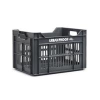 UrbanProof Fietskrat Recycled 30 liter polypropyleen asgrijs