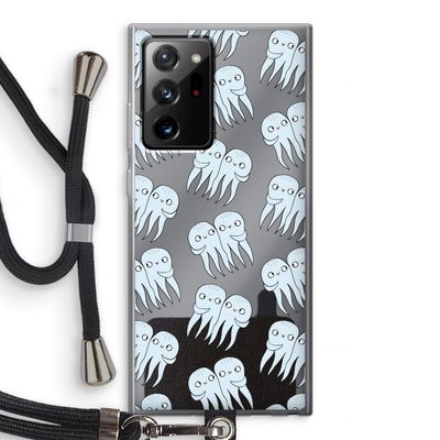 Octopussen: Samsung Galaxy Note 20 Ultra / Note 20 Ultra 5G Transparant Hoesje met koord