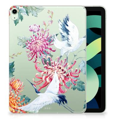 iPad Air (2020/2022) 10.9 inch Back Case Bird Flowers