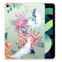 iPad Air (2020/2022) 10.9 inch Back Case Bird Flowers