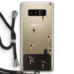 Dancing #1: Samsung Galaxy Note 8 Transparant Hoesje met koord