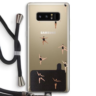 Dancing #1: Samsung Galaxy Note 8 Transparant Hoesje met koord