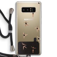 Dancing #1: Samsung Galaxy Note 8 Transparant Hoesje met koord Dancing #1: Samsung Galaxy Note 8 Transparant Hoesje met koord