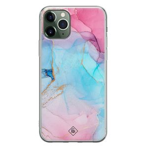 iPhone 11 Pro siliconen hoesje - Marble colorbomb