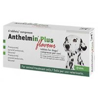 Anthelmin Plus ontworming voor honden 12 tabletten