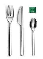 Av Environnement bestekset, 3-delig met servet Av Environnement bestekset, 3-delig met servet