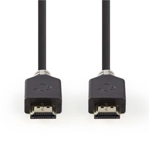 High Speed HDMI-kabel met Ethernet | HDMI-connector - HDMI-connector | 2,0 m | Antraciet