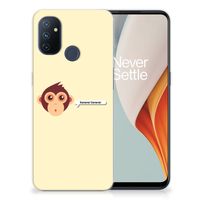 OnePlus Nord N100 Telefoonhoesje met Naam Monkey - thumbnail
