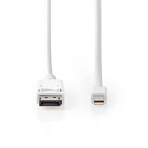 Nedis CCGP37404WT20 DisplayPort kabel 2 m Mini DisplayPort Wit