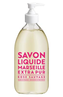 Compagnie de Provence Gel Rose Sauvage Savon Liquide Marseille Extra Pur 500ml