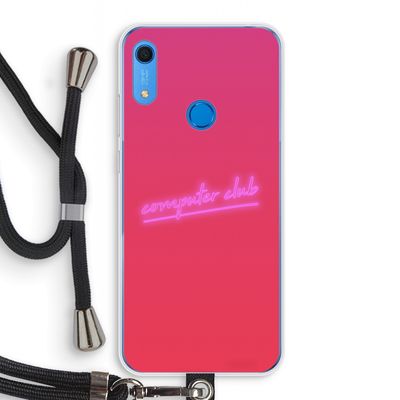 Vice Glow: Huawei Y6s Transparant Hoesje met koord