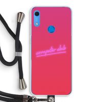 Vice Glow: Huawei Y6s Transparant Hoesje met koord