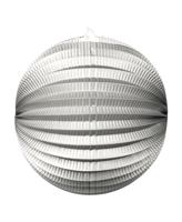 Bollampion Rond Metallic Zilver (25cm) - thumbnail