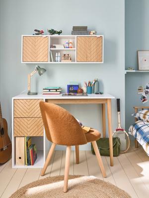 XXL-opbergplank voor aan de muur wit