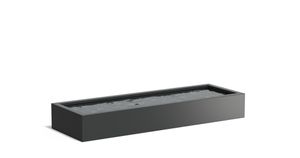 Aluminium vijverbak 300x100x40cm.