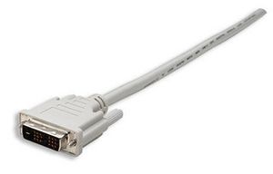 Digitus AK-320107-020-S DVI-kabel DVI Aansluitkabel DVI-D 18+1-polige stekker, DVI-D 18+1-polige stekker 2.00 m Zwart Schroefbaar