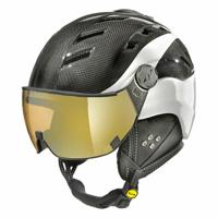 CP Camurai Carbon zwart-wit skihelm - meekleurend vizier - kies uit 4 soorten !