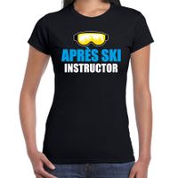 Apres ski t-shirt Apres ski instructor zwart dames - Wintersport shirt - Foute apres ski outfit - thumbnail