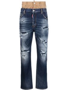 DSQUARED2 jean ample Twin Pack à design superposé - Bleu