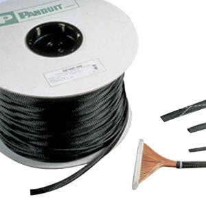 Panduit SE12P-TR0 Gevlochten slang Zwart PET 6.40 tot 2.40 mm per meter