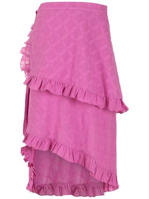 Clube Bossa jupe Feine mi-longue - Rose