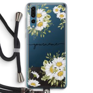 Daisies: Huawei P20 Pro Transparant Hoesje met koord