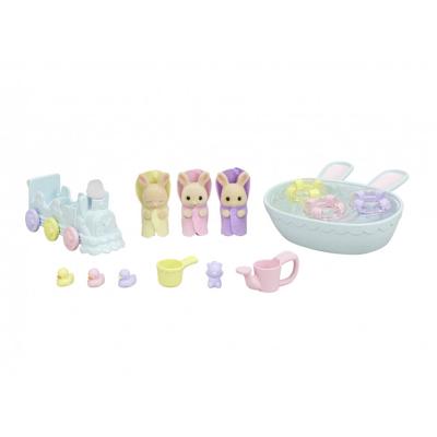 Sylvanian Families drieling baby crème konijn badspeelset 5707
