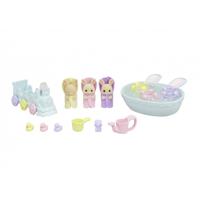 Sylvanian Families drieling baby crème konijn badspeelset 5707