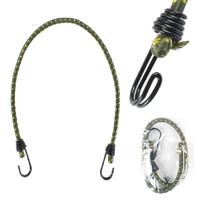 Outdoor bundeling touw elastische tenten metalen gesp hoge Stretch Clothesline Camping Bagage verpakking haak (dubbele haak kaki)
