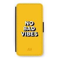 No Bad Vibes: iPhone 12 Pro Max Flip Hoesje